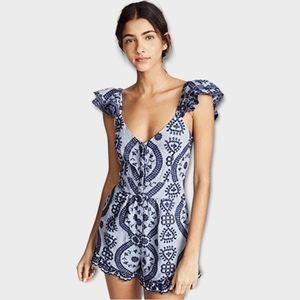 Love Shack Fancy Lucy Romper Size 6